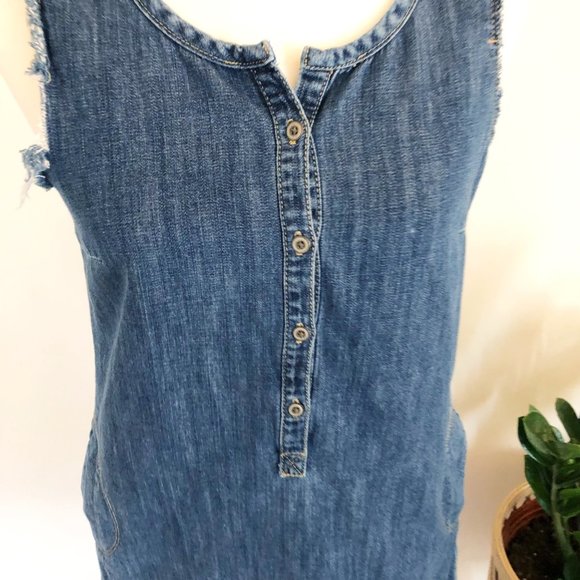 GAP 1969 Denim Shift Dress | XS - Picture 3 of 11
